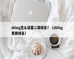 zblog怎么设置二级域名？（zblog更换域名）
